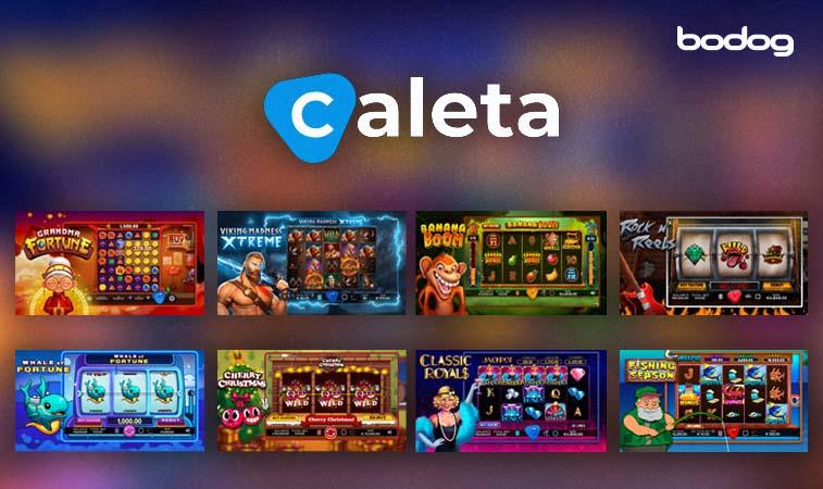 Que tipo de jogos a Caleta produz